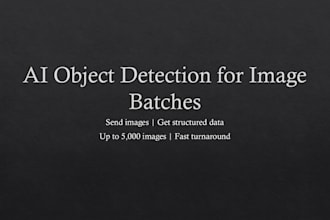 analyze large batches of images using ai object detection