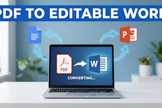 professionally convert PDF to editable word, google doc, powerpoint