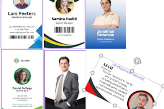 design professional and any type of id cards
