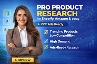 research winning shopify dropshipping product hunting amazon fba to ebay ppc ads