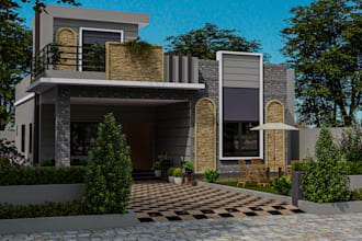 do exterior architectural 3d modelling and rendering with 3ds max and corona