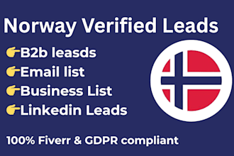 provide verified b2b lead generation for norway companies