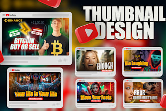 design attractive clickbait perfect youtube thumbnail
