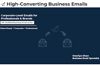 write professional business emails and formal email replies