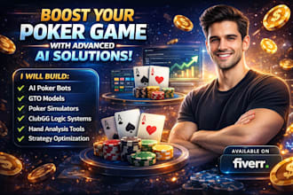build ai poker simulations, ai poker bots and gto model