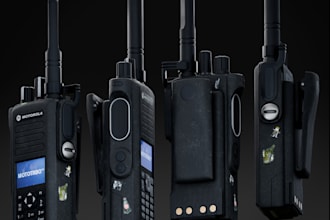 create high quality hard surface 3d models for your projects