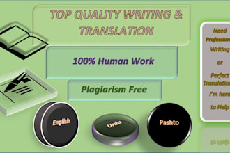 write your english and urdu pashto lebenslauf,  and cv