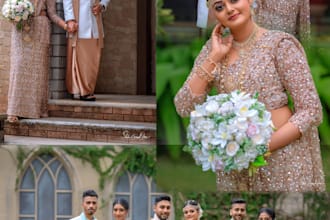 design elegant wedding thank you card with photo