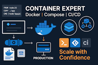 dockerize your app with docker compose, ci cd pipeline and deploy