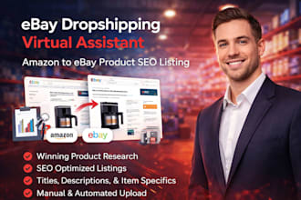 ebay ds virtual assistant amazon to ebay dropshipping store management listing