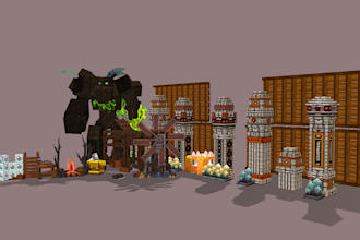 create high quality 3d models for hytale