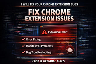 fix google chrome extension bugs and manifest v3 issues