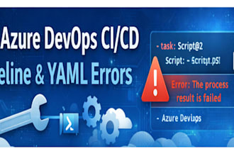 fix azure devops ci cd pipeline and yaml build errors