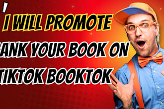 promote and rank your book on my tiktok booktok 50k ebook kdp marketing booktok