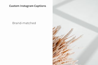 write instagram captions tailored to your brand voice