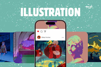 draw original characters and visual concepts