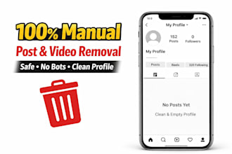 manually remove your social media posts and videos safely