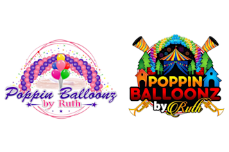 design luxury balloon logo for your business