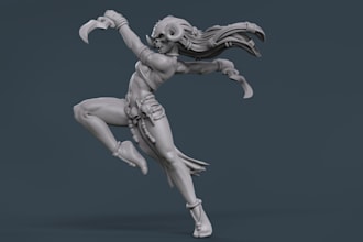 create 3d character model