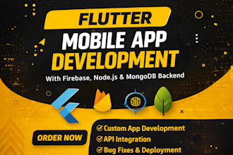 develop flutter mobile apps