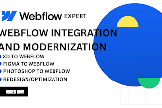 webflow design to webflow conversion, webflow redesign and webflow optimization