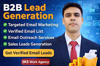 do b2b and linkedin lead generation with verified email list