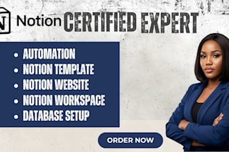 do custom notion template notion expert setup notion dashboard notion workspace