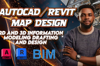 create autocad drawings and revit bim models for architecture and construction