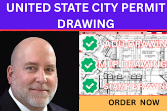 usa permit drawing, structural drawing,mep drawing,adu drawing, stamp  drawing
