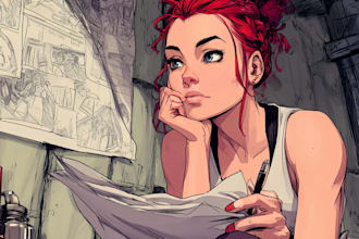 illustrate dialogue focused comic book pages