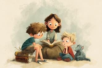 draw childrens story book illustrations and covers