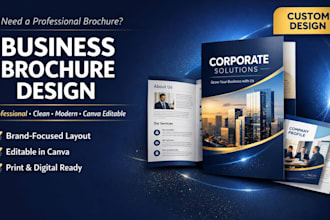 design canva business brochure redesign company event flyer sales presentation