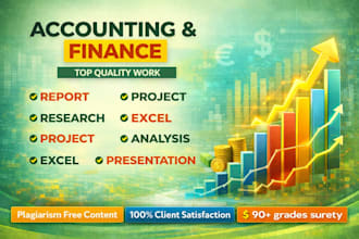 conduct budgeting, forecasting and financial analysis for assigned tasks excel