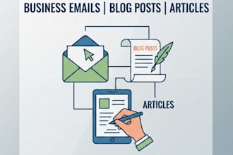 write professional emails, articles, blog posts, end content