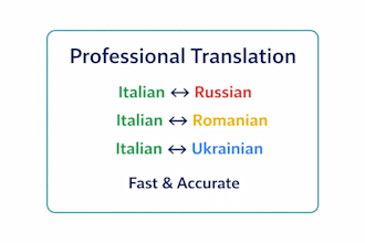 professional italian to russian