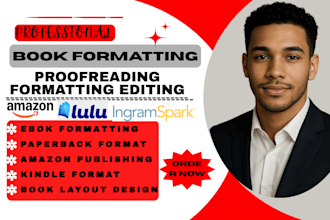 format amazon kdp, ebook and paperback formatting, layout design to publishing