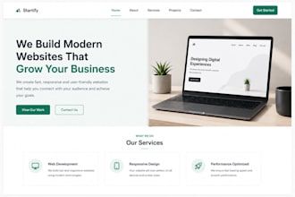 create a clean, minimal frontend website