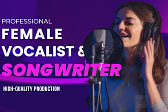 be your female pop singer hip hop singer rnb singer and songwriter