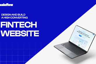 design and build a high converting fintech website in webflow