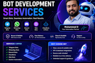 develop clawdbot, telegram bot, whatsapp bot, discord bot, web bot