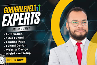 build gohighlevel funnels, workflows, automations, chatbots, vs