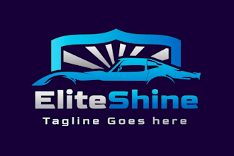 do automotive, auto detailing, car racing and car wash logo