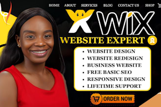 redesign wix website design wix website redesign wix landing page wix website