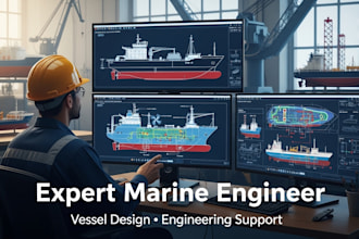 be your expert marine engineer for vessel design and engineering support