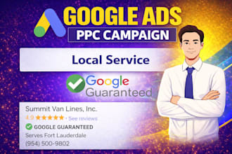 setup local business google ads, ppc campaign, lsa ads campaign