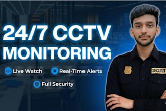 do remote cctv monitoring and provide daily security reports