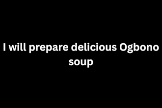 prepare delicious ogbono soup