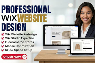build wix website design or redesign wix webiste