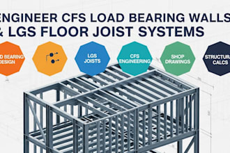engineer cfs load bearing walls and lgs floor joist systems