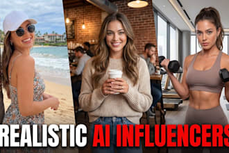 create realistic ai influencers ai model for social media in hour